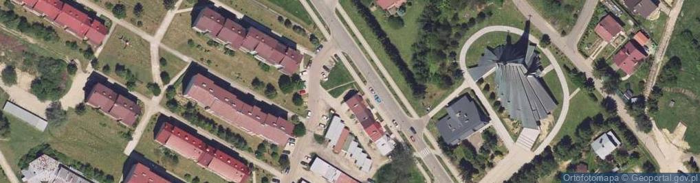 Zdjęcie satelitarne FUP Ustrzyki Dolne