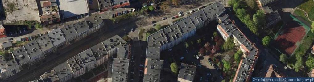 Zdjęcie satelitarne FUP Wrocław 48