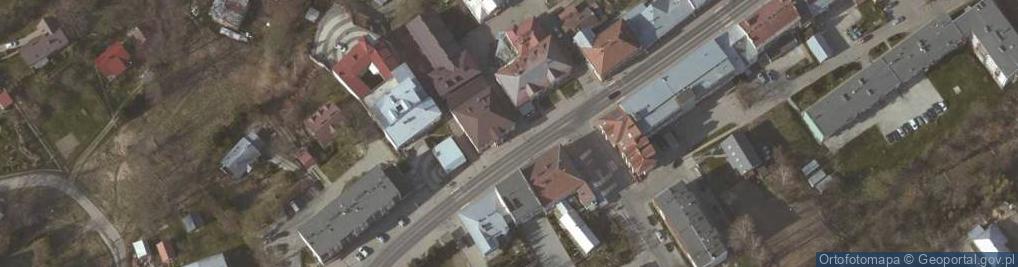 Zdjęcie satelitarne UP Brzozów