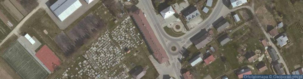Zdjęcie satelitarne UP Haczów n. Wisłokiem