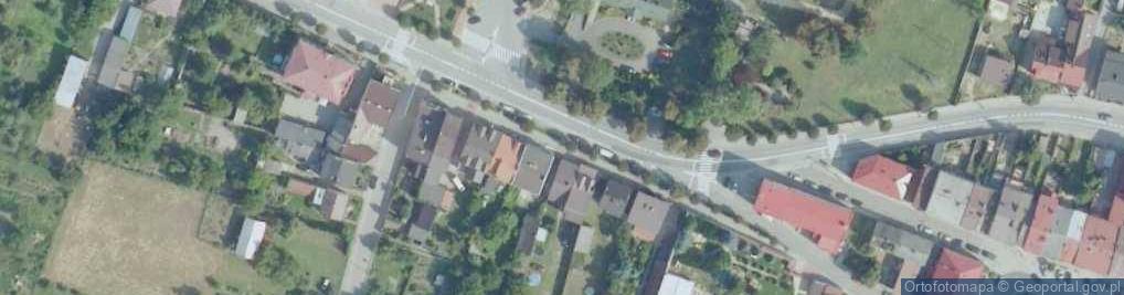 Zdjęcie satelitarne UP Klimontów