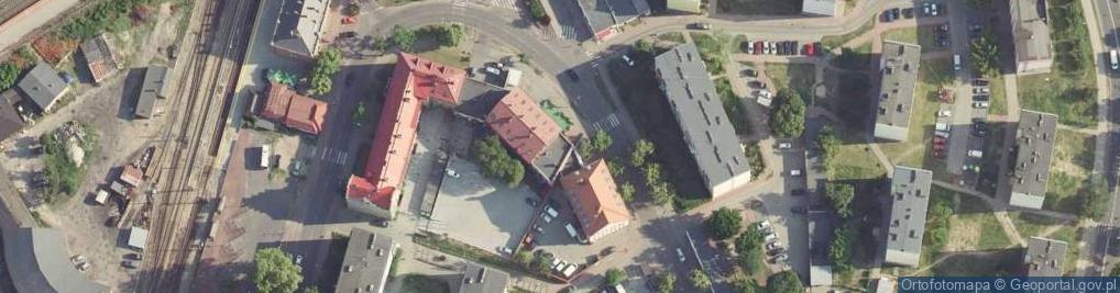 Zdjęcie satelitarne UP Kostrzyn nad Odrą