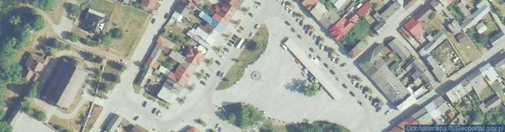 Zdjęcie satelitarne UP Raków k. Staszowa