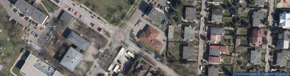 Zdjęcie satelitarne UP Raszyn