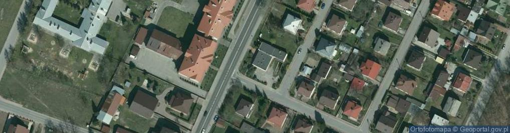 Zdjęcie satelitarne UP Sokołów Małopolski