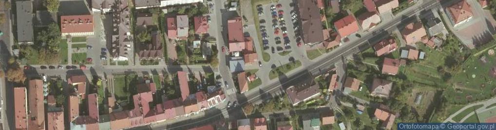 Zdjęcie satelitarne UP Strzyżów n. Wisłokiem