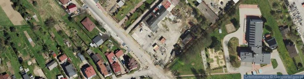 Zdjęcie satelitarne UP Strzyżowice k. Będzina