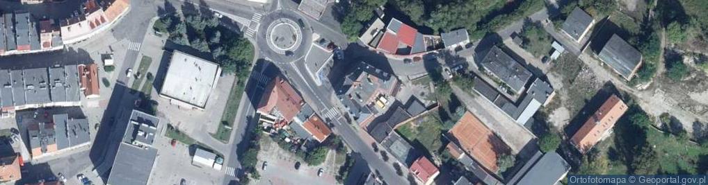 Zdjęcie satelitarne UP Szprotawa