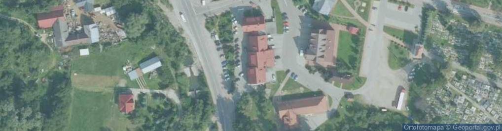 Zdjęcie satelitarne UP Wiśniowa
