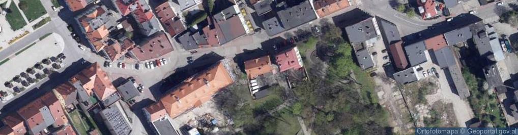 Zdjęcie satelitarne UP Wodzisław Śląski