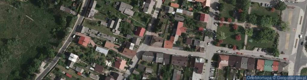 Zdjęcie satelitarne UP Zaklików