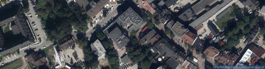 Zdjęcie satelitarne UP Zakopane