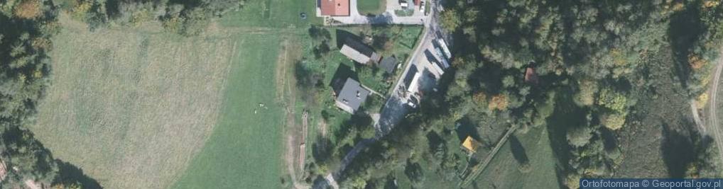 Zdjęcie satelitarne Beskdzki Domek