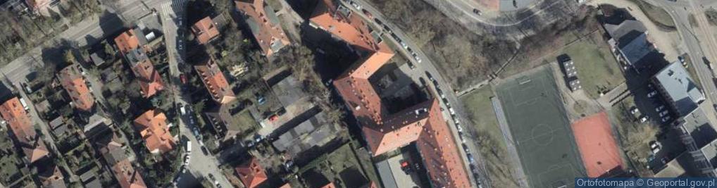 Zdjęcie satelitarne Dom Studenta Amicus Akademii Rolniczej