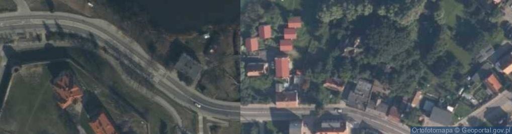 Zdjęcie satelitarne Domki Barbara