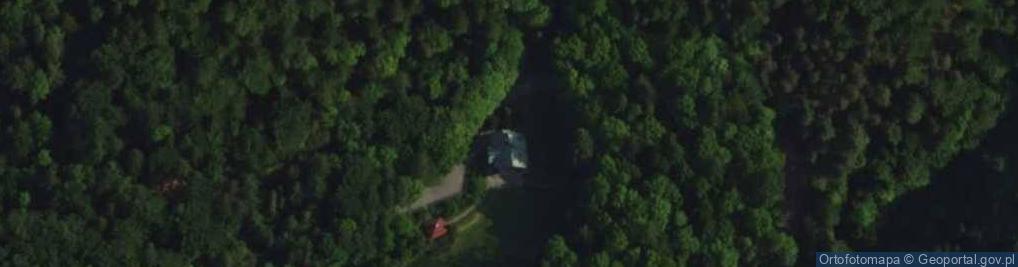 Zdjęcie satelitarne Dworek Myśliwski
