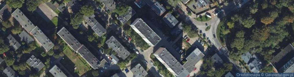 Zdjęcie satelitarne Nad Dachami Sopotu