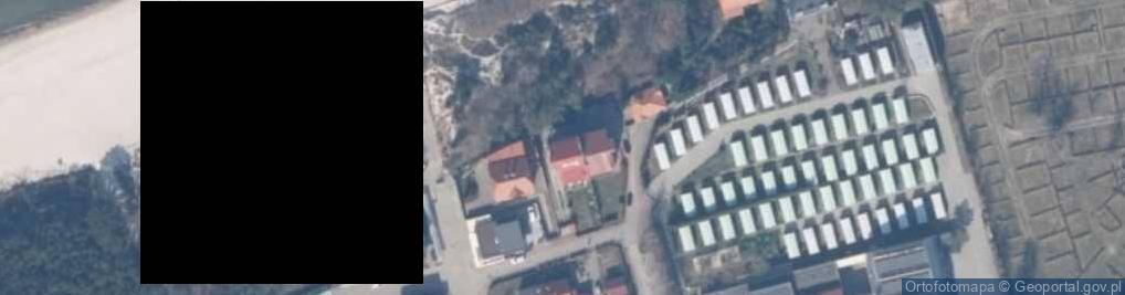 Zdjęcie satelitarne Noclegi 15 m od plaży.