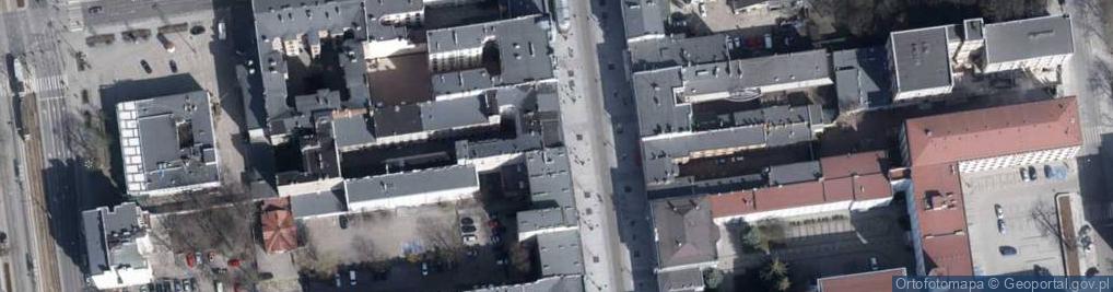 Zdjęcie satelitarne Noclegi Centrum Łodzi