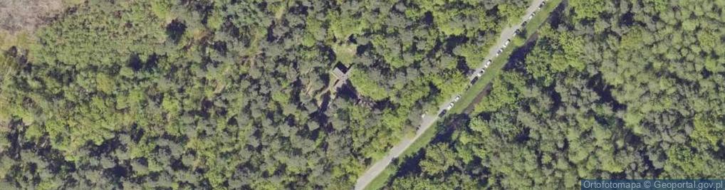 Zdjęcie satelitarne Noclegi Nad Jeziorem 1A