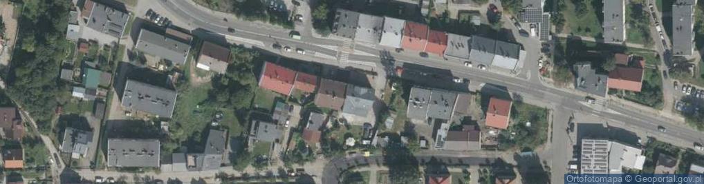 Zdjęcie satelitarne Noclegi pod Świerkami