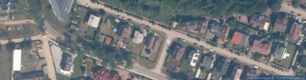 Zdjęcie satelitarne Pirat - Domki Letniskowe