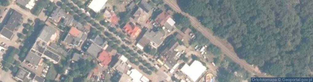 Zdjęcie satelitarne Pod klonem