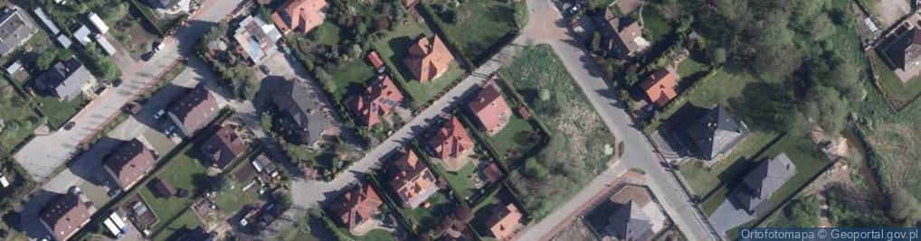 Zdjęcie satelitarne Pokoje gościnne Dalia Teresa Nowacka