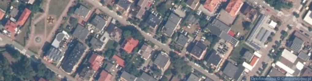Zdjęcie satelitarne Pokoje gościnne Klif