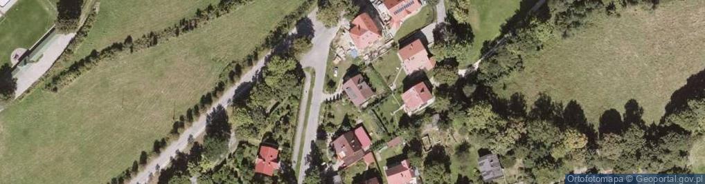 Zdjęcie satelitarne Pokoje gościnne - Kryspina Wołk