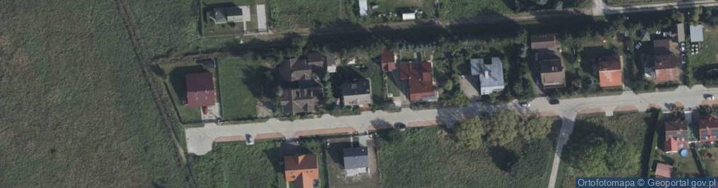 Zdjęcie satelitarne Pokoje Gościnne Krystyna