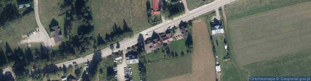 Zdjęcie satelitarne Pokoje gościnne na Gąsienicowym Potoku