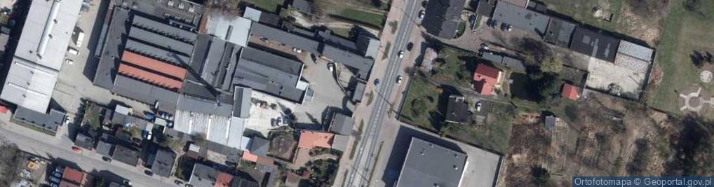 Zdjęcie satelitarne Pokoje gościnne Nad Łódką