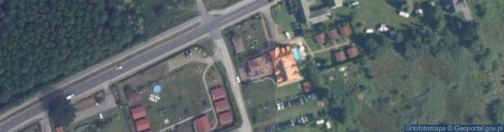 Zdjęcie satelitarne Pokoje Gościnne Rafa