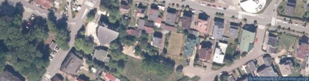 Zdjęcie satelitarne Pokoje Gościnne U Gosi