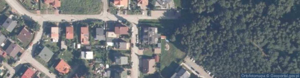 Zdjęcie satelitarne Pokoje Gościnne U Wandy