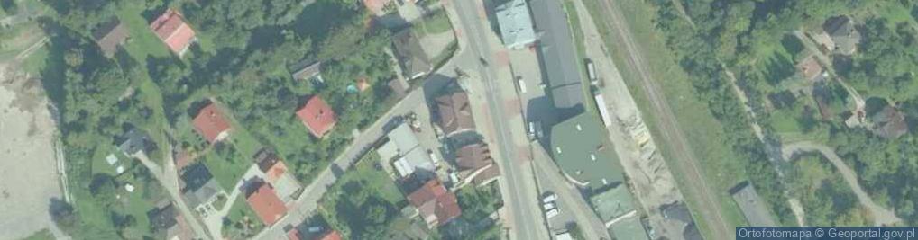 Zdjęcie satelitarne Pokoje gościnne Wrona Jerzy