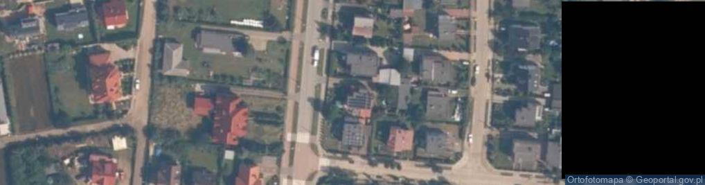 Zdjęcie satelitarne Pokoje Gościnne Zielony Domek