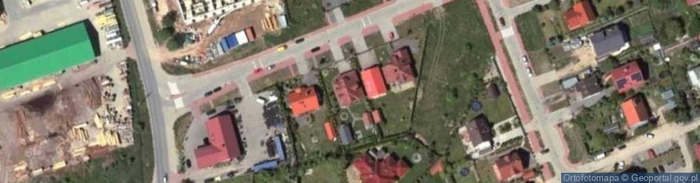 Zdjęcie satelitarne Wynajem Pokoi Danuta