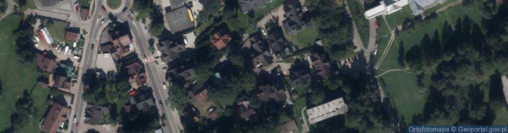 Zdjęcie satelitarne Zbójeckie Izby