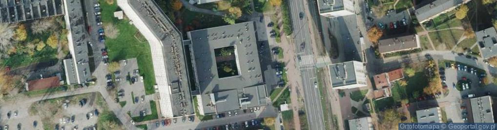 Zdjęcie satelitarne Wydział Inżynierii Produkcji i Technologii Materiałów