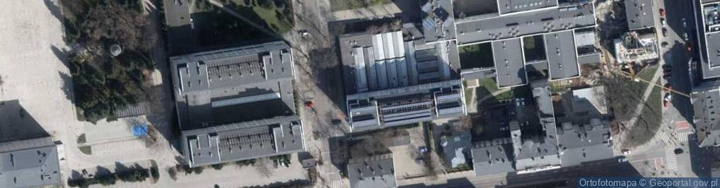 Zdjęcie satelitarne Wydział Elektrotechniki i Elektroniki