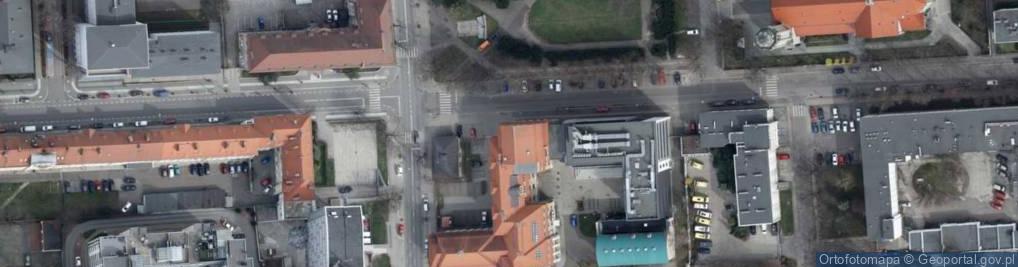 Zdjęcie satelitarne Wydział Budownictwa