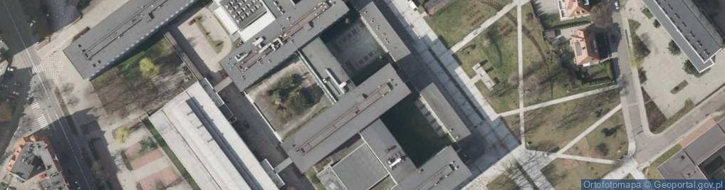 Zdjęcie satelitarne Rektorat
