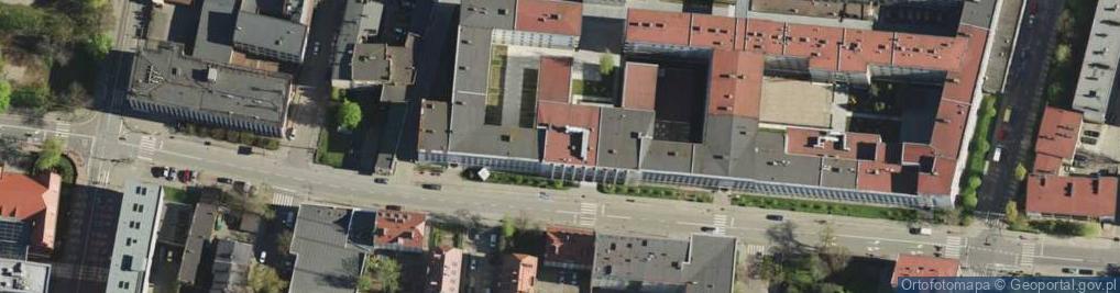 Zdjęcie satelitarne Wydział Transportu
