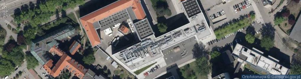 Zdjęcie satelitarne Centrum Wiedzy i Informacji Naukowo-Technicznej - Budynek D-21