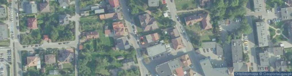 Zdjęcie satelitarne Na Stradomiu