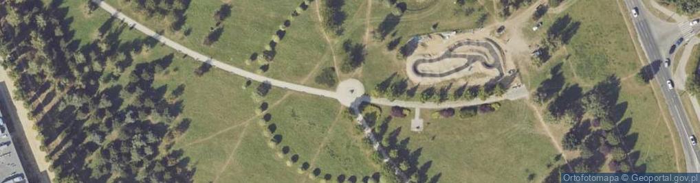 Zdjęcie satelitarne 750. lat Gorzowa Wielkopolskiego