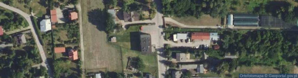Zdjęcie satelitarne 80- lecie powstania OSP Orzeszyn