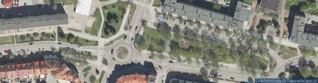 Zdjęcie satelitarne BOJOWNIKOM O POLSKOŚĆ ZIEMI MAZURSKIEJ